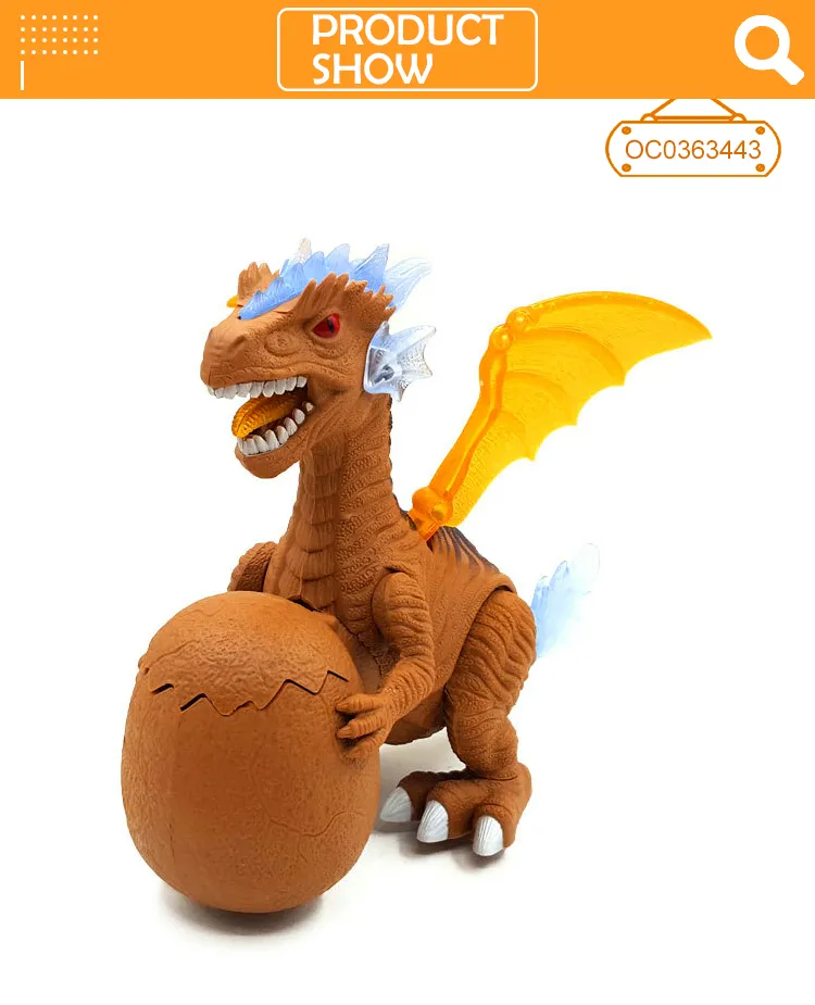 Other Toy Animal Plastic B/O Walking Dinosaur Egg Toy for Kids Gift