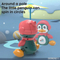 Hot Selling Wholesale Battery Operated Plastic Light up and Sound Penguin Animal Car Electric Baby Toy