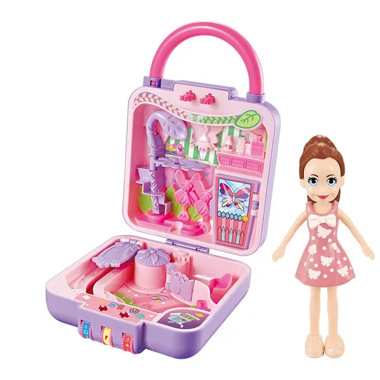 Wholesale Beauty Child Pretend Makeup Cosmetic Foldable Make up Baby Toy