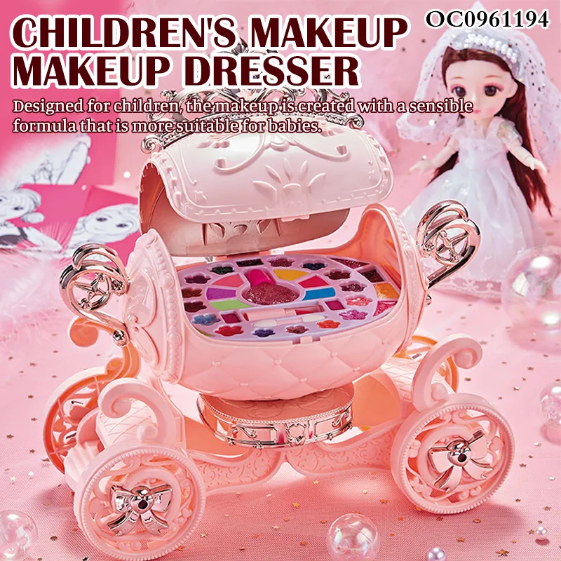 Wholesale Kids Girl Cute Nailart Polish Products Children's Makeup Box Set for Girls