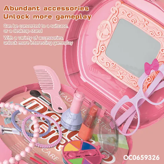 Pretend Fashion Children's Makeup Box Sets Beauty Set Make up Kit Girls Toys for Kids Girls