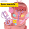 Wholesale High Quality Pretended Portable Beauty Makeup Play Game Make up Kids Girl Plastic Hair Salon Beauty Toys