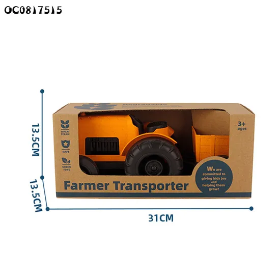 Wholesale Freewheel Water Summer Beach Sand Children Small Farm Trucks Plastic Outdoor Toys