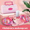 Custom Fashion Beauty Plastic Cosmetic Makeup Products Wholesale Little Girls Make up Toy for Kids