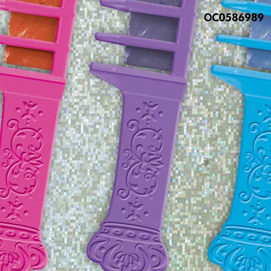 Wholesale Beauty Fashion Make up Plastic Hair Color Toy for Girls