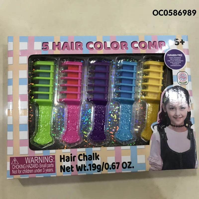 Wholesale Beauty Fashion Make up Plastic Hair Color Toy for Girls