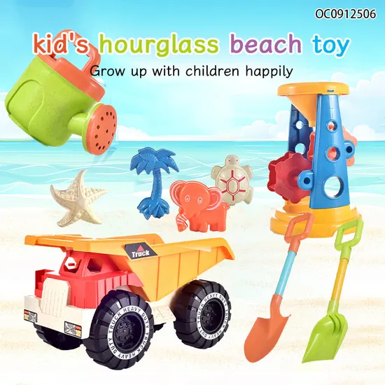 Wholesale Summer Sea Animals Silicone Construction Sand Truck Beach Plastic Outdoor Toys for Children