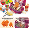 Wholesale Simulation Food Pretend Barbecue Kids Role Play Pink Children's Plastic Mini Kitchen Eaducational Set Toy with Spray