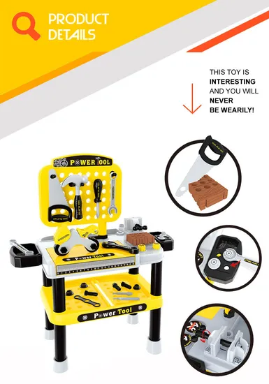 Role Play Toy DIY Assembly Tool Table Cheap Mechanical Tool Toy for Kids