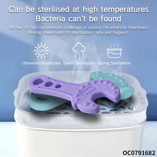 Wholesale Educational Montessori Baby Silicone Sensory Teethers Toy for Newborn Baby