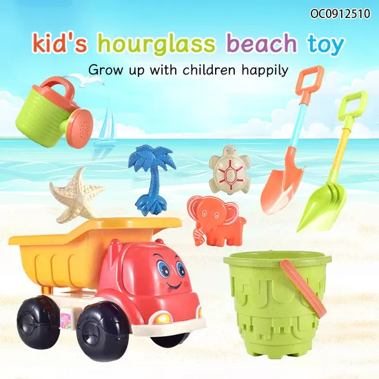 Wholesale Plastic Sand Tool Play Set Summer Sand Beach Toys with Animals