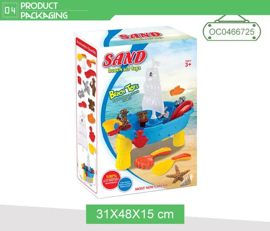 Wholesale Play Table Water Boat Kids Outdoor Summer Sand Beach Plastic Outdoor Toy