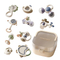 Wholesale Newborn Baby Montessori Gift Set Teether Rattle Educational Silicone Soft Sensory Toy