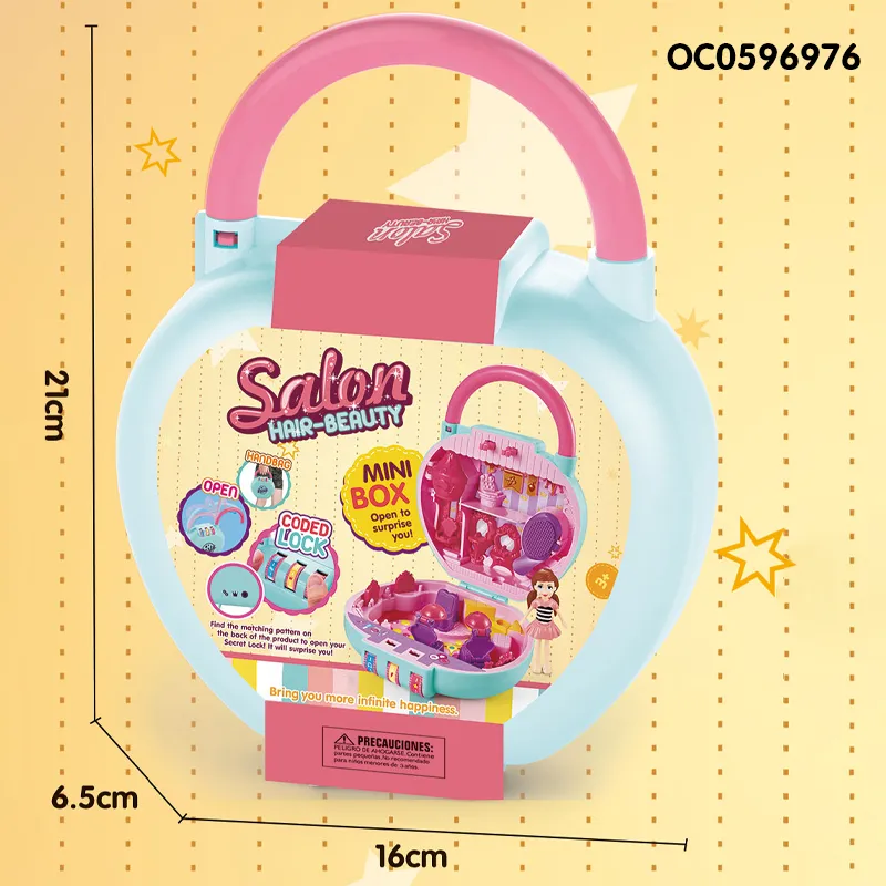 Wholesale Kids Portable Makeup Sets Cosmetics Girls Pretend Make up Hand Bag Play Set Toy