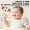 Wholesale Educational Lovely Funny Cute Shaking Hand Bells Soft Teether Rattles Educational Soothing Toy