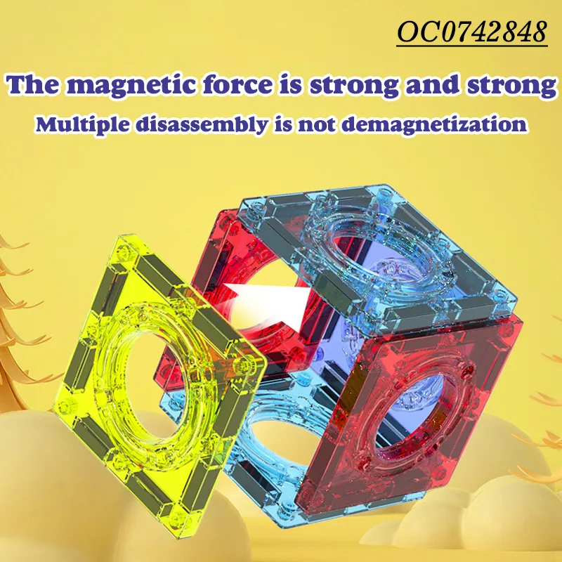 Wholesale Montessori 150PCS Run Balls Light Educational Magnet DIY Building Blocks Toy