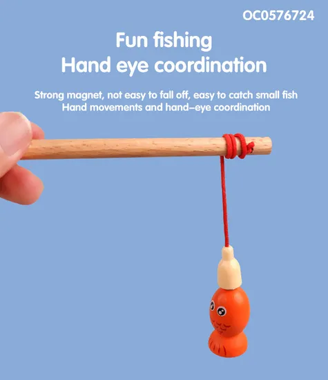 Wholesale Popular DIY Learning Educational Sensorial Montessori Materials Wooden Magnetic Toy for Kids