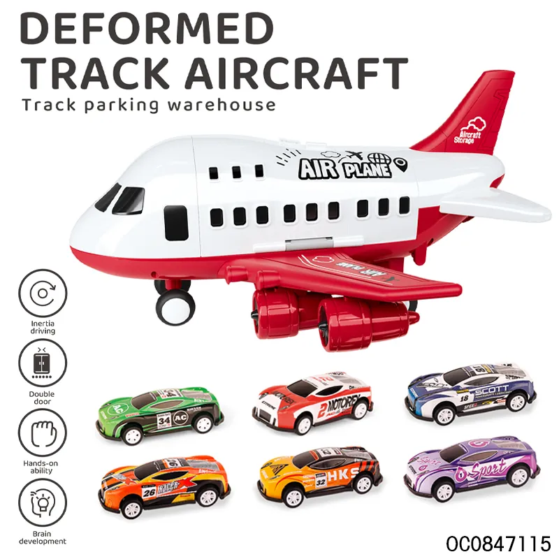 Wholesale Diecast Mini Metal Kids Air Plane Model 6PCS Alloy Car Toy
