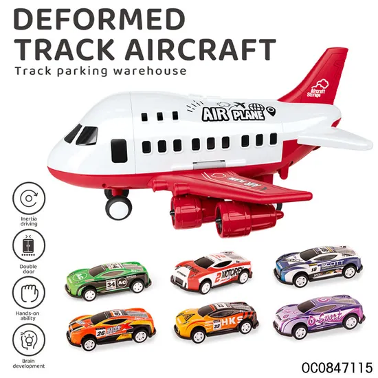 Wholesale Diecast Mini Metal Kids Air Plane Model 6PCS Alloy Car Toy