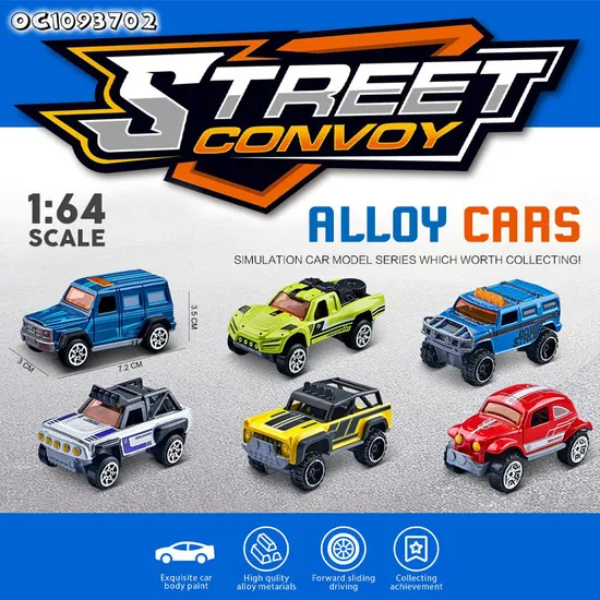 Wholesale off Road Antiques Alloy Model Racing Mini Metal Car 1: 64 Scale Toy for Kids