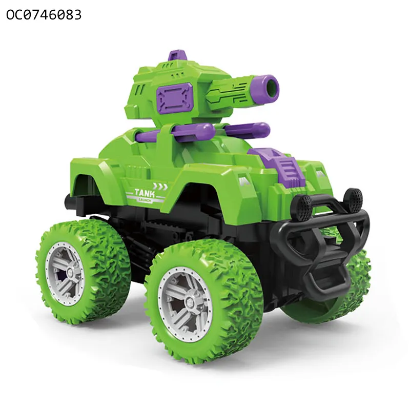 Wholesale Educational Plastic Small Friction Super Tank Car Truck Toys