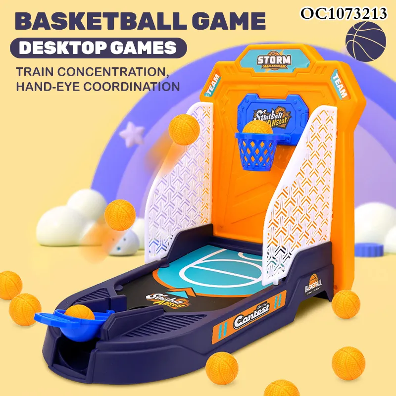 Wholesale Interactive Indoor Sports Custom Table Funny Board Game Basketball Family Interactive Game