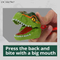 Wholesale Gifts Finger Dinosaur Pullback Custom Interactive Toy Miniature Cars for Children