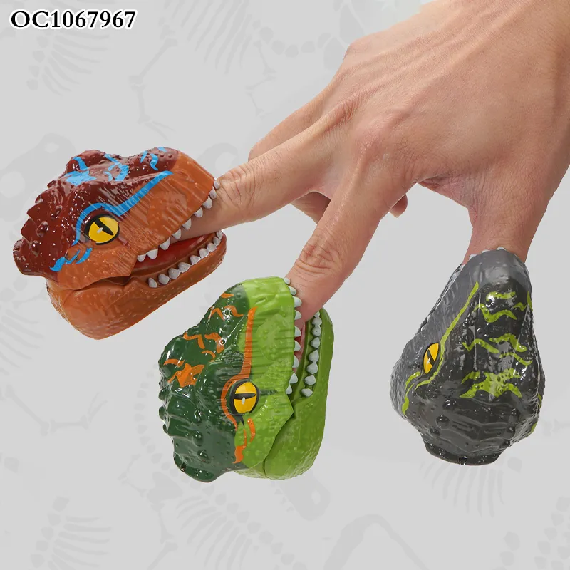 Wholesale Gifts Finger Dinosaur Pullback Custom Interactive Toy Miniature Cars for Children