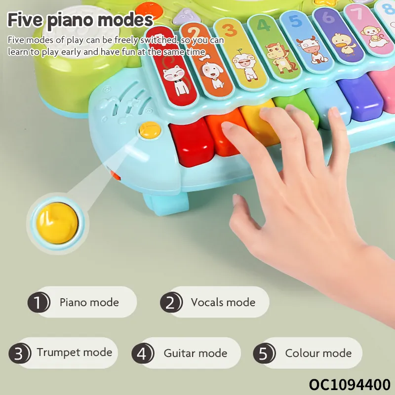 Wholesale Children Electronic Learning Toys Music Instrument Keyboard Piano Kids Education Drums Toy for Sale