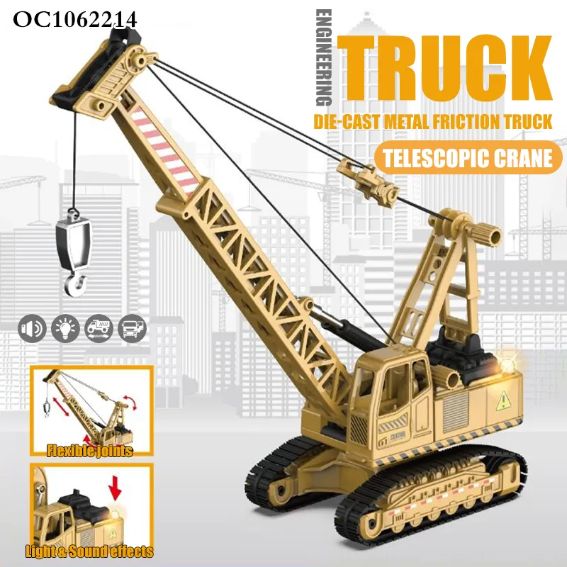 Wholesale Alloy Construction Engineering Diecast Truck Small Scale Model Toys for Boys