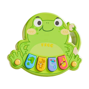 Wholesale Baby Kids Musical Educational Animal Farm Electronics Music Piano Light-up Keyboard Toy for Christmas Birthday