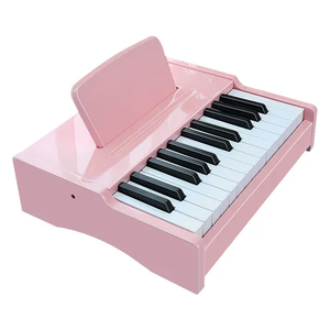 Wholesale Montessori Sensory Educational Children's 25 Keys Electronic Music Instrument Wooden Keyboard Piano
