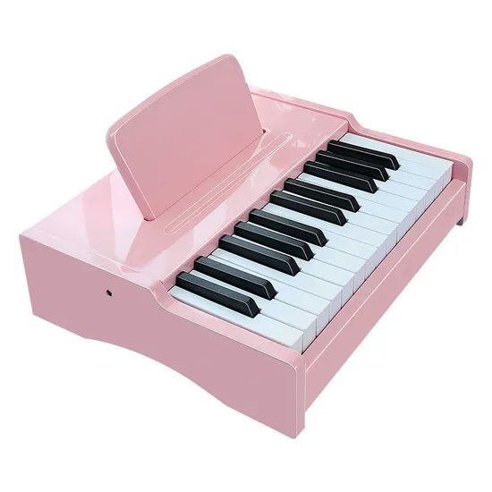 Wholesale Montessori Sensory Educational Children's 25 Keys Electronic Music Instrument Wooden Keyboard Piano