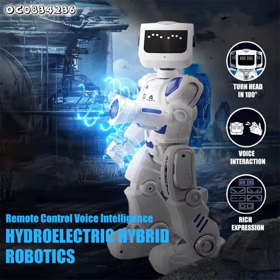 Wholesale Educational Engineering Electronic Remote Control Children's Robot Toy for Kids Learning with Musical Songs