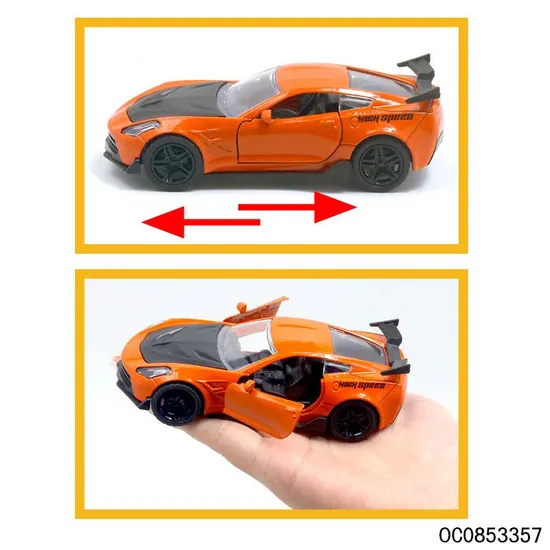 Wholesale Miniature Die Cast Metal Model Open Door Car Toy 1: 36 Scale Car for Kids