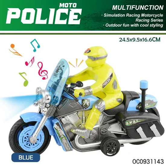 Wholesale Children Light up and Sound Friction Mini Motorcycle Toys Vehicle Model Kids