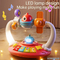 Wholesale Baby Light-up Keyboard Electric Montessori Sensory Educational Music Hand Piano Toy