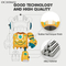 Wholesale Smart Alarm Clock Educational Interactive Intelligent Robot with Light Sound and Touch Sensing