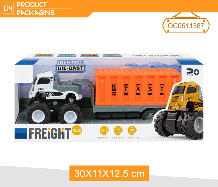 Wholesale Transport Car Diecast Small Alloy Miniature Die Cast Model Metal Trucks