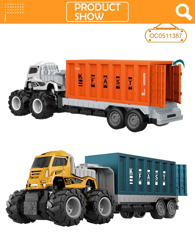 Wholesale Transport Car Diecast Small Alloy Miniature Die Cast Model Metal Trucks