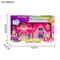 Wholesale Portable Preschool DIY Miniature Children Small Plastic Toys Fold up Mini Doll House