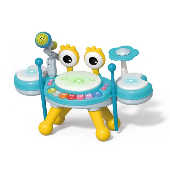 Wholesale Plastic Hot Sale Children Music Instrument Kids Electronic Montessori Educational Piano Drum Toy