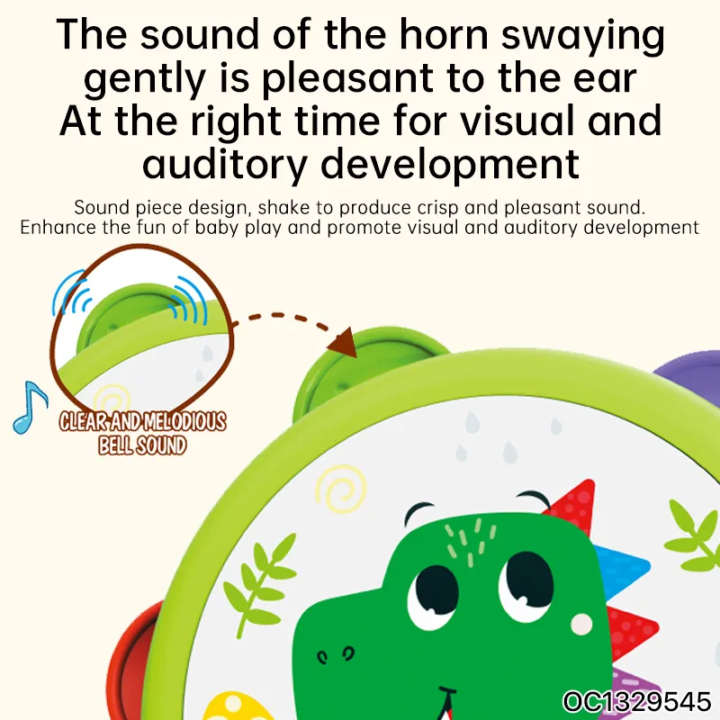 Wholesale Kids Musical Cartoon Sensory Plastic Musical Toy Hand Drum