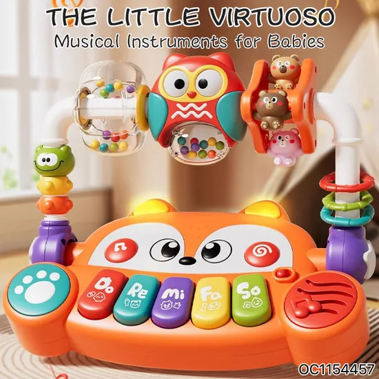 Wholesale Toy Piano Electronic Child Interactive Baby Sensory Musical Keyboard for Kids