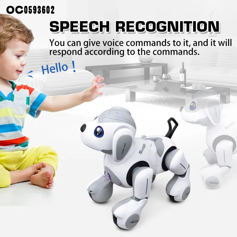 Wholesale Popular Remote Control Smart Robot Dancing Intelligent RC Dog for Kids