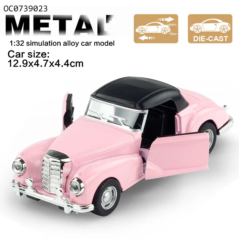 Wholesale Diecast 1: 32 Classic Children's Mini Die Cast Metal Car Toy for Kids