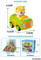 Wholesale Cheap 12PCS Plastic Mini Cute Friction Funny Cartoon Car Animals Toy for Kids