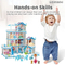 Wholesale Gift DIY Baby Doll Miniature Furniture and Doll House Bedroom Plastic Children House Play Set
