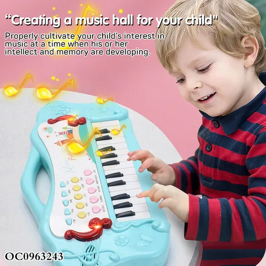 Wholesale Sensory Kids Montessori Toys Electronic Mini Piano Keyboard Music Instrument Musical Keyboard for Kids