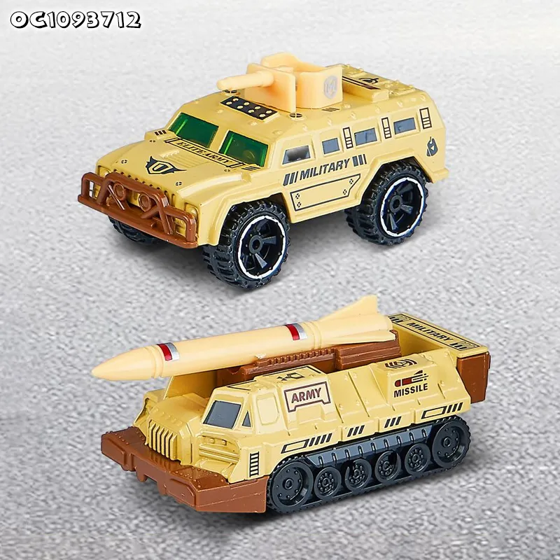 Wholesale 1: 64 Scale Education Alloy Tank Learning Launcher Truck Diecast Model Car for Kids